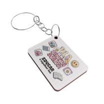 Kit 50 Chaveiros MDF Dia dos Professores Lembrancinha