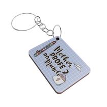 Kit 50 Chaveiros MDF Dia dos Professores Lembrancinha