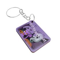 Kit 50 Chaveiros MDF Halloween Lembrancinha Dia das Bruxas
