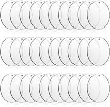 Kit 50 Chaveiros Transparentes de Acrílico 4cm Kit 50 Chaveiros Transparentes de Acrílico 4cm