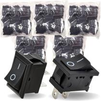 Kit 50 Chaves Tic-Tac Quadrada Liga Desliga Technoise