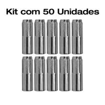 Kit 50 Chumbadores Pbi Drop-in 1/2x50mm Barra Rosqueada Âncora