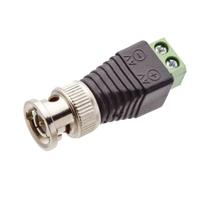 Kit 50 Conector Bnc Macho Com Borne Para Cftv DVR CAMERA