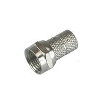 Kit 50 Conector F Rosca RG6 Para Cabo Coaxial Kit 50 Conector F Rosca RG6 Para Cabo Coaxial