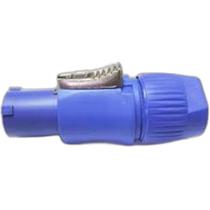 Kit 50 Conectores Powercon Macho Azul