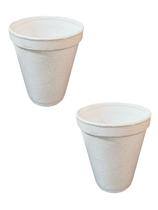 Kit 50 Copos térmico Isopor p/ café, chá e caldos 180ml