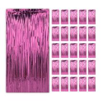 Kit 50 Cortina Fitas Metalizadas Pink Decoração Kit 50 Cortina Fitas Metalizadas Pink Decoração