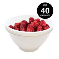 Kit 50 Cumbuca 300 ml p/ Caldo Feijoada Açaí Sopa Festa Amendoim Tigela Pote Sobremesa