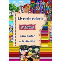 Kit 50 desenhos para colorir e pintar para crianças