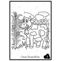 Kit 50 Desenhos Para Colorir e Pintar Para Crianças