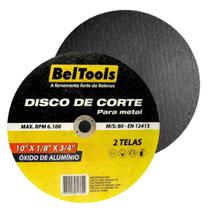 Kit 50 Disco de Corte Ferro 9x1/8x7/8 BeltoolS