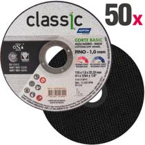 Kit 50 Discos Corte 4.1/2 Pol Aço Inox Classic - Norton