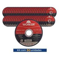 KIT 50 DISCOS DE CORTE WORKER 4. 1/2” x 3/64” x 7/8” KIT 50 DISCOS DE CORTE WORKER 4. 1/2” x 3/64” x 7/8”