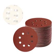 Kit 50 Discos de Lixa Colantes Grão 150 5"Pol 125mm Arsenal Kit 50 Discos de Lixa Colantes Grão 150 5"Pol 125mm Arsenal
