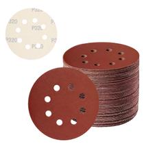 Kit 50 Discos de Lixa Colantes Grão 320 5"Pol 125mm Arsenal