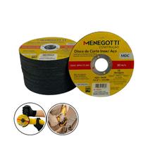 Kit 50 Discos Fino De Corte 4.1/2" 115mm Esmerilhadeira