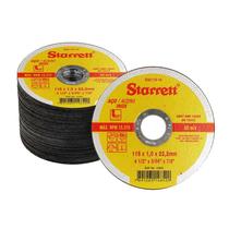 Kit 50 Discos P/ Inox 4.1/2 X 1,0mmx 7/8 Dac115-14 - Starrett Kit 50 Discos P/ Inox 4.1/2 X 1,0mmx 7/8 Dac115-14 - Starrett