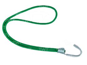 Kit 50 Elastico De Lona Caminhao Verde Gancho Metal 35cm