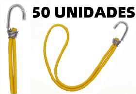 Kit 50 Elásticos Extensor Borracha p/ Caminhão Carreta AMARELO