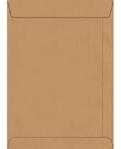 Kit 50 Envelope A4 Saco Kraft Natural 24x34 - Foroni