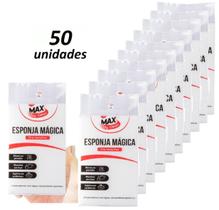Kit 50 Esponja Mágica Tira Mancha Bucha Melamina Desengordura Limpeza Vidros