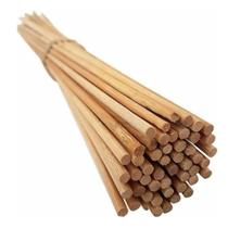 Kit 50 Estacas Tutor De Plantas Haste Natural Bambu 70cm