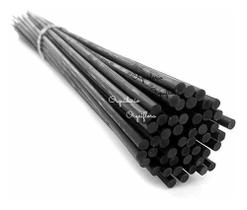 Kit 50 Estacas Tutor De Plantas Haste Pintada Bambu 50cm