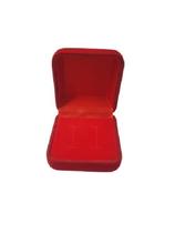 Kit 50 Estojos Caixinhas Veludo Para Anel Vermelho Corte H Kit 50 Estojos Caixinhas Veludo Para Anel Vermelho Corte H