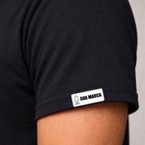Kit 50 Etiquetas Termocolantes Logo Sua Marca Personalizadas DTF Para Camiseta Uniforme Produção Estampa Kit 50 Etiquetas Termocolantes Logo Sua Marca Personalizadas DTF Para Camiseta Uniforme Produção Estampa