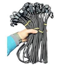 Kit 50 Extensores Elásticos 35cm Com Gancho Plástico.