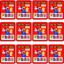 Kit 50 Figurinhas Super Mario Hora De Brincar 10 Envelopes Personagem Figurinhas Do Álbum Super Mario