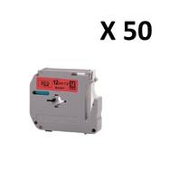 Kit 50 Fitas Compatível Brother M-K431 Vermelha 12Mm Kit 50 Fitas Compatível Brother M-K431 Vermelha 12Mm