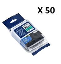 Kit 50 Fitas Compatível Brother Tze-761 Verde 36Mm Kit 50 Fitas Compatível Brother Tze-761 Verde 36Mm