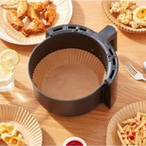 Kit 50 Forma Forro Papel Descartável Air Fryer Antiaderente Kit 50 Forma Forro Papel Descartável Air Fryer Antiaderente