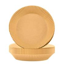 Kit 50 Formas De Papel Descartaveis Antiaderente P/ Fritadeira Airfryer Protetor Forro Cozimento