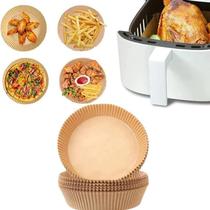 Kit 50 Formas Descartáveis para Air Fryer - Práticas e Ideais para Cozinhar com Facilidade!"