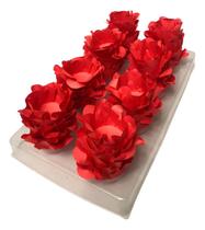 Kit 50 Forminhas Para Doces Finos Em Papel Vermelho