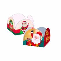 Kit 50 Forminhas Pétala Luxo Natal Doces Palito Decorativo