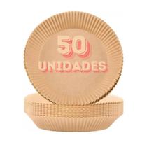 Kit 50 Forros de Papel Descartável para Airfryer 3L a 5L Kit 50 Forros de Papel Descartável para Airfryer 3L a 5L