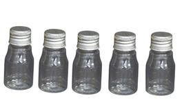 Kit 50 Frasco Pet De 10ml tampa prata P/ Personalizar Festa