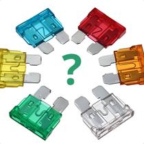 Kit 50 Fusíveis Automotivos Lâmina Escolha Amperagem