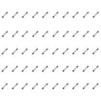 Kit 50 Fusíveis de Vidro 15A 6mmx30mm