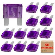 Kit 50 Fusível Max Automotivo 100 Amperes Lâmina Bateria