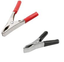 Kit 50 Garra Jacaré 10cm 50a P/ Cabo de Força e Bateria Kit 50 Garra Jacaré 10cm 50a P/ Cabo de Força e Bateria