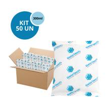 Kit 50 Gelo Gel Bolsa Artificial Reutilizável Flexível Compressa 300g