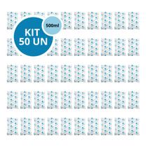 Kit 50 Gelo Gel Bolsa Artificial Reutilizável Flexível Compressa 500g