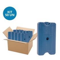 Kit 50 Gelo Placa Gel Artificial Reutilizável Rígido 400ml Kit 50 Gelo Placa Gel Artificial Reutilizável Rígido 400ml