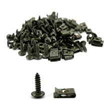 Kit 50 grampos presilhas e parafusos metal arruela rapida Kit 50 grampos presilhas e parafusos metal arruela rapida