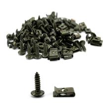 Kit 50 Grampos Presilhas E Parafusos Metal Arruela Rapida