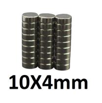 Kit 50 Imãs Neodímio Redondo 10x4mm N3535